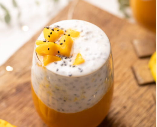 Banana, Mango, Chia Seeds, Orange