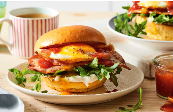 Bacon &amp; Egg Burger Single