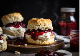 Scone with Jam &amp; Cream
